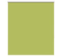 vidaXL Roller Blind Blackout Leaves Green 120x130 cm Fabric Width 116.6 cm Polyester