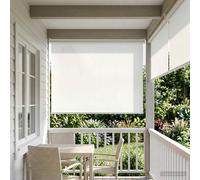 Roller Blind White 180 x 140 cm Polyester UV-Resistant Thermal Light Control Eco