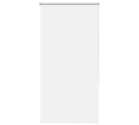vidaXL Roller Blind Blackout White 65x130 cm Fabric Width 60.7 cm Polyester
