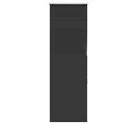 vidaXL Roller Blind Blackout Black 55x150 cm Fabric Width 50.7 cm Polyester, Black