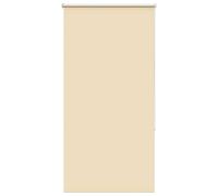 vidaXL Roller Blind Blackout Beige 85x130 cm Fabric Width 80.7 cm Polyester, Yellow