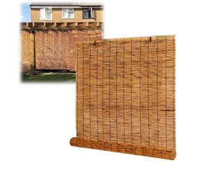 Roller Blinds 100cm 110cm 120cm 130cm 140cm 150cm Width Bamboo Blinds Suitable For Home Office Decoration Suitable For Terrace Sunshades Bamboo Roman Shades(110x180cm)