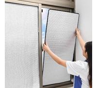 roller blinds,blackout roller blind, 9mm Thick Thermal Window Film with Suction Cup, Coldproof -Film(140x200cm)