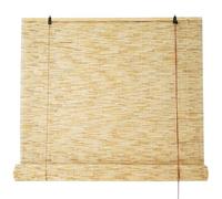 Roller Blinds for Kitchen Windows Bathroom 50cm 80cm 100cm 115cm 120cm 140cm Wide Indoor Outdoor Reed Window Shutter Curtain Sunscreen Bamboo Shades Venetian Blind for Doors Porch Blackout Drape (Col