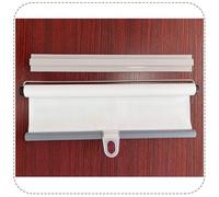 Roller Blinds No Drill,Blackout Heat Insulation Roller Blinds,60cm 80cm 90cm 100cm 110cm 120cm Wide Retractable Roller Window Shades,Portable Sun Shade Curtain for Window,White-140x150cm(55.1x59in)