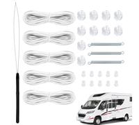 Roller Blinds Spare Parts, Repair Kit for Motorhome Pleated Blind | Repair Bricks for Vertical Blinds, Accessories in Ride, White., Se référer au descriptif, Refer to description
