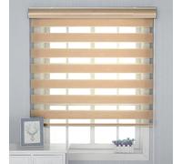 Roller Blinds, UV-Resistant Double Layer Fabric Shades for Home and Office, Easy to Use with Install Accessories