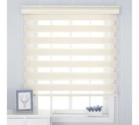 Roller Blinds, UV-Resistant Double Layer Fabric Shades for Home and Office, Easy to Use with Install Accessories