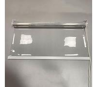 Roller Blinds,Waterproof Transparent PVC Roller Blinds Outdoor Pergola Blind Customizable 130cm x 150cm