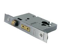 Loops Roller Bolt Euro Profile Deadlock - 78mm Depth - Satin Stainless Steel