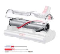 Roller Brush and Brushbar Housing Set Replacement for Dyson V11 SV14 SV15 Series 970100-05 and V10 SV12 Cyclone 969331-01 Vacuum Parts - Upgrade High Torque Motorhead to Anti-Tangle Comb Head