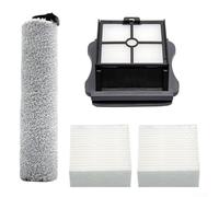 Roller Brush and For HEPA Filter Replacement Kit for Mamibot For Flomo III, For Neatsvor T35 Wet Dry Vacuum Cleaner with Sponge Filters, 1 Set