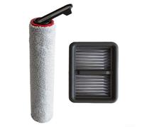 Roller Brush and HEPA Filter Set Compatible with for dreame H15 Pro, H15 Mix, H12 Pro FlexReach, H15 Pro FoamWash, H15S Floor Scrubbers, Microfiber Wet and Dry Cleaning Replacement Accessories(2pcs)