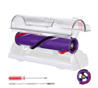 Roller Brush Bar and Foot Window Set Replacement for Dyson V10 SV12 Animal Absolute series 967483-04 967483-05 Vacuum Parts - Upgrade Quick Release Direct Drive Motorhead to Anti-Tangle Comb Head