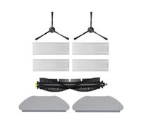 Roller Brush Cover Water Tank Dust Box Mop Cloth Frame HEPA Filter. Compatible For 360, S10 X100 Max Robot Vacuum Cleaner Accessories (Color : As shown-04)