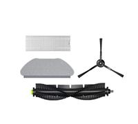 Roller Brush Cover Water Tank Dust Box Mop Cloth Frame HEPA Filter Compatible With Qihoo 360 S10 X100 Max Robot Vacuum Cleaner Accessories (Color : As shown-05)