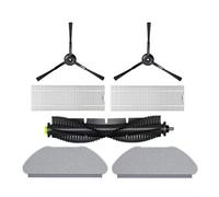 Roller Brush Cover Water Tank Dust Box Mop Cloth Frame HEPA Filter Compatible With Qihoo 360 S10 X100 Max Robot Vacuum Cleaner Accessories (Color : As shown-16)