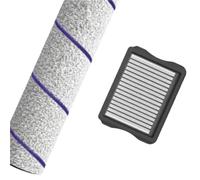 Roller Brush Filter ,Compatible For Rowenta X-Clean ,10 Dry And Wet Vacuum Cleaner Replace The Roller Brush Filter Accessories Roller X-Clean 10 Brushes,Dust Collector(1 Roller 1 filter)