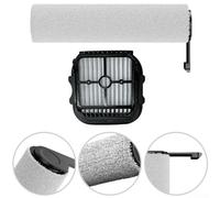 Roller Brush Filter Kit for JONR ED12 Pro Max, Cordless Wet Dry Vacuum Cleaner Replacement Accessories, Complete Floor Scrubber Parts