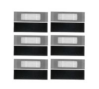 Roller Brush Filter Mop Cloth Side Brush Kits/Fit For Ecovacs Deebot OZMO T8 T8 AIVI Vauum Cleaner Accessories Sweeping Robot Set (Color : 6hepa)