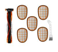 Roller Brush Filter Replacements,Compatible For Philips SpeedPro Max FC6822 FC6827 FC6812 FC6813 FC6904 Vacuum Cleaner Accessories (Color : 6pcs)