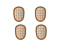 Roller Brush Filter Replacements Compatible With Philips SpeedPro Max FC6822 FC6827 FC6812 FC6813 FC6904 Vacuum Cleaner Accessories (Color : 4pcs Filters)