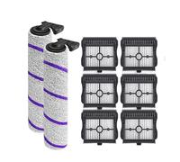 Roller Brush Hepa Filter,Compatible for Narwal,S20 Pro/Rowenta X-Clean 10,Vacuum Cleaner Part Accessories Accessories Consumables(2+6pcs)