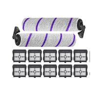 Roller Brush Hepa Filter,Compatible for Narwal,S20 Pro/Rowenta X-Clean 10,Vacuum Cleaner Part Accessories Accessories Consumables(2roller+10filter)