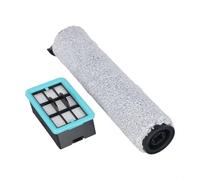 Roller Brush or Filter Accessory for Bissell For Crosswave HF2 3845N 3831 Multi Floor Washer Repair Part (1*Browse+1*Filter)