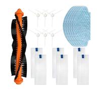 Roller Brush Side Brush Hepa Filter Accessories Part Compatible For Tefal Rowenta X-PLORER SERIE 50 RR7387WH RR7335 Robot Vacuum Cleaner (Color : Set 14)