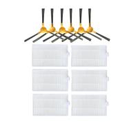 Roller Brush Side Brush HEPA Filter. Compatible For Proscenic 800T, Compatible For Liectroux C30B, Filter Robot Vacuum Cleaner Parts MopS Set (Color : As shown-01)