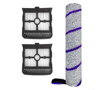 Roller Brushes and Filter Accessory Set for Rowenta-X-Clean 10 Wet and Dry Vacuum Cleaner Replacement Parts, Made of Plastic and Nylon, Wet/Dry Vacuum Cleaner Accessories (A)