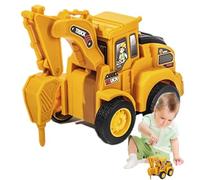 Roller Bulldozers | Friction Propulsion Truck Toys | Construction Vehicle Toys | Reusable Construction Electric Carrier Excavator, Portable Road Roller