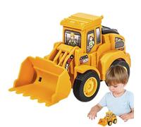 Roller Bulldozers | Friction Propulsion Truck Toys | Construction Vehicle Toys | Reusable Construction Electric Carrier Excavator, Portable Road Roller