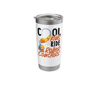 Roller Coaster Cool Kids Ride Roller Coasters Stainless Steel Insulated Tumbler