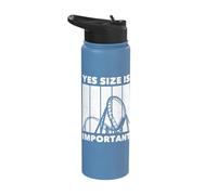 Roller Coaster Enthusiast Roller Coasters Stainless Steel Insulated Water Bottle