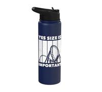 Roller Coaster Enthusiast Roller Coasters Stainless Steel Insulated Water Bottle