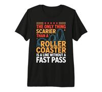 Roller Coaster Fast Pass Theme Park Premium T-Shirt