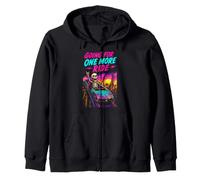 Roller Coaster Funny Going For One More Ride Zip Hoodie