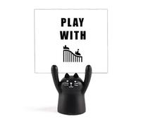 Roller Coaster Game Art Deco Fashion Memo Holder Cartoon Black Cat Stand Decoration