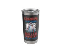Roller Coaster Grandpa Vintage Grandpa is My Name Roller Stainless Steel Insulated Tumbler