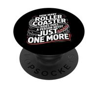 Roller Coaster How Many Roller Coaster Rides Does A Person PopSockets Adhesive PopGrip