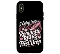 Roller Coaster I Enjoy Long Romantic Rides To The First Drop Case for iPhone X/XS