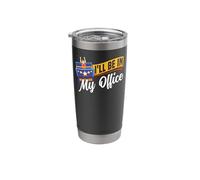 Roller Coaster I'll Be in My Office Stainless Steel Insulated Tumbler