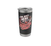 Roller Coaster I'm Just Here for My Coaster Count Stainless Steel Insulated Tumbler