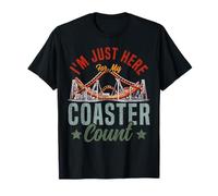 Roller Coaster I'm Just Here for My Coaster Count T-Shirt