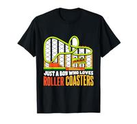Roller Coaster Kids Boy Who Loves Rollercoasters T-Shirt