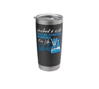 Roller Coaster Marriage Wedding Husband & Wife Roller Stainless Steel Insulated Tumbler