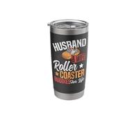 Roller Coaster Marriage Wedding Husband & Wife Roller Stainless Steel Insulated Tumbler