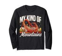 Roller Coaster My Kind of Mountains Long Sleeve T-Shirt
